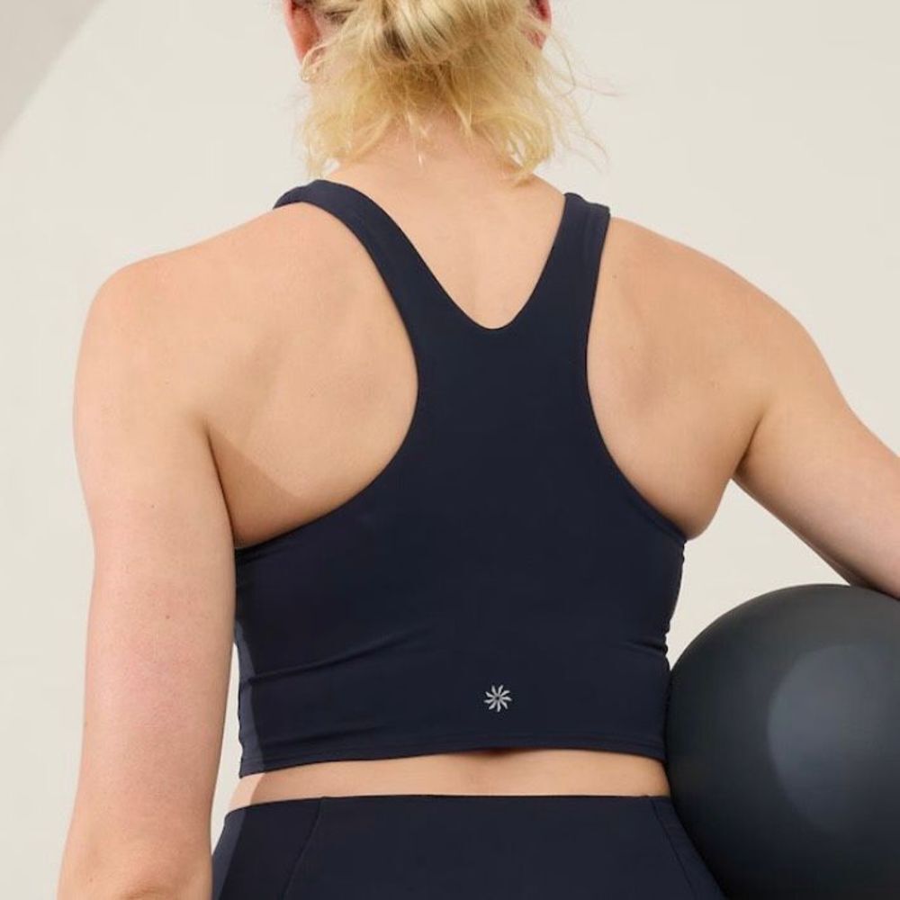 Athleta black Conscious crop‎ bra Size S